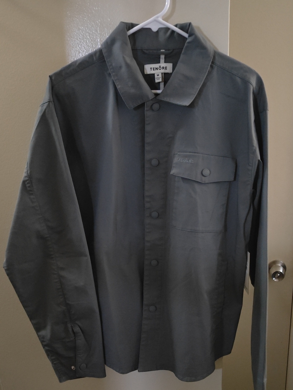 Tenore Men's Dark Gray Dress Shirt